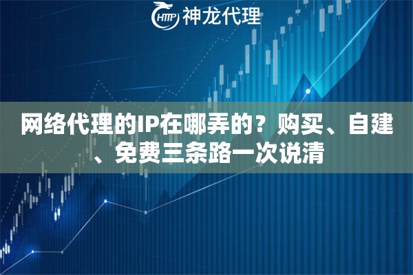 网络代理的IP在哪弄的？购买、自建、免费三条路一次说清