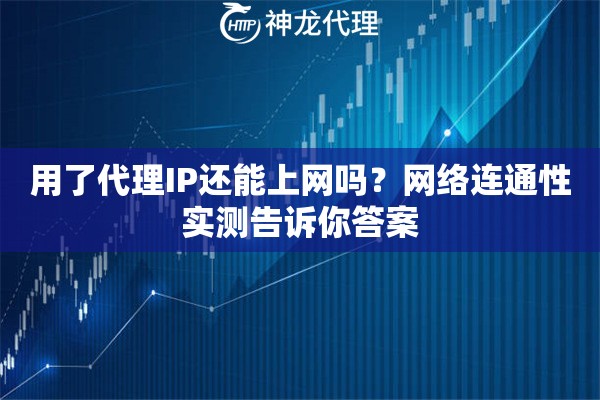 用了代理IP还能上网吗？网络连通性实测告诉你答案