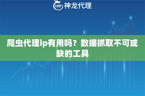 爬虫代理ip有用吗？数据抓取不可或缺的工具