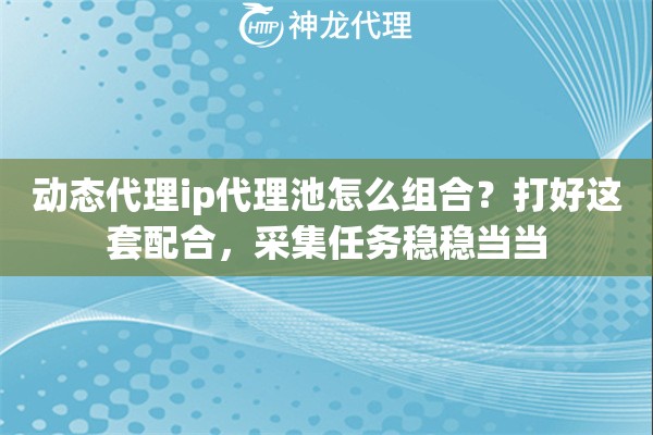 动态代理ip代理池怎么组合？打好这套配合，采集任务稳稳当当
