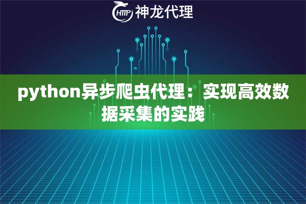 python异步爬虫代理：实现高效数据采集的实践