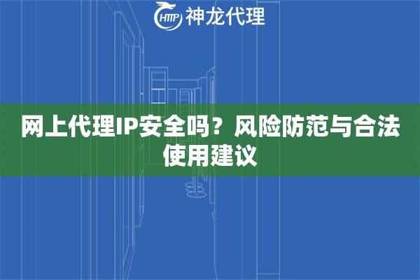 网上代理IP安全吗？风险防范与合法使用建议