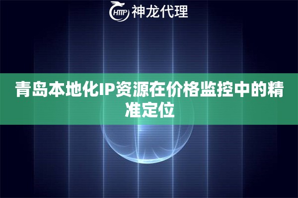 青岛本地化IP资源在价格监控中的精准定位