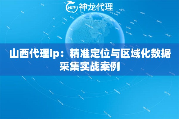 山西代理ip：精准定位与区域化数据采集实战案例