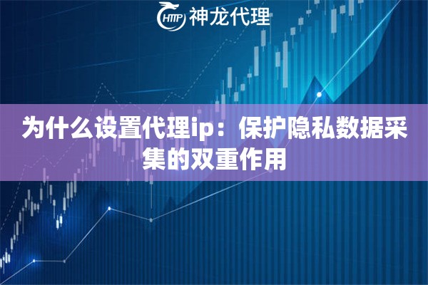 为什么设置代理ip：保护隐私数据采集的双重作用