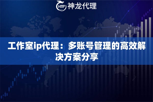 工作室ip代理：多账号管理的高效解决方案分享