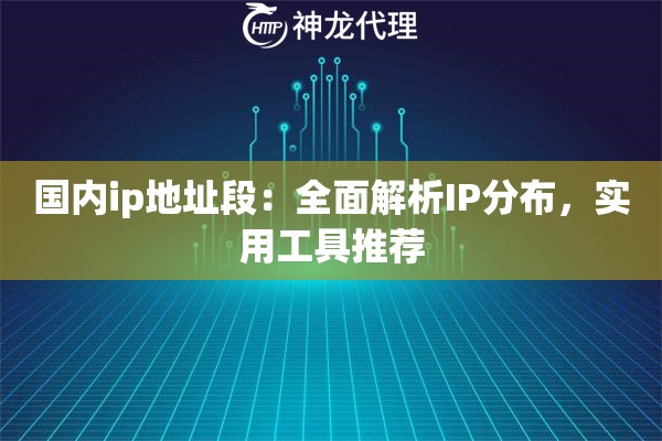 国内ip地址段：全面解析IP分布，实用工具推荐