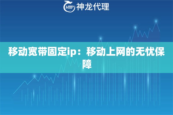移动宽带固定ip:移动上网的无忧保障 移动宽带固定ip:移动上网的无忧保障