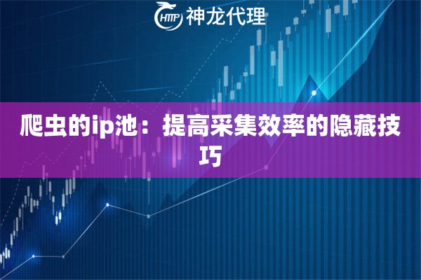 爬虫的ip池:提高采集效率的隐藏技巧 爬虫的ip池:提高采集效率的隐藏技巧