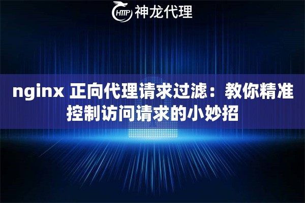 nginx 正向代理请求过滤：教你精准控制访问请求的小妙招