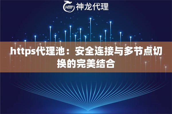 https代理池：安全连接与多节点切换的完美结合