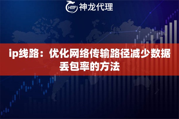 ip线路：优化网络传输路径减少数据丢包率的方法