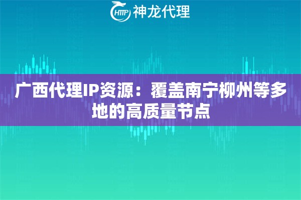 广西代理IP资源：覆盖南宁柳州等多地的高质量节点