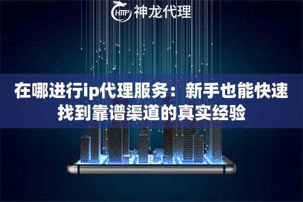 在哪进行ip代理服务：新手也能快速找到靠谱渠道的真实经验