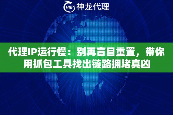 代理IP运行慢:别再盲目重置,带你用抓包工具找出链路拥堵真凶 代理IP运行慢:别再盲目重置,带你用抓包工具找出链路拥堵真凶