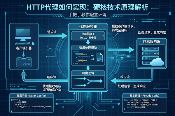HTTP代理如何实现：硬核技术原理解析，手把手教你配置环境