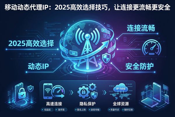 移动动态代理ip：2025高效选择技巧，让连接更流畅更安全