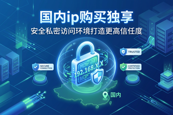 国内ip购买独享：安全私密访问环境打造更高信任度