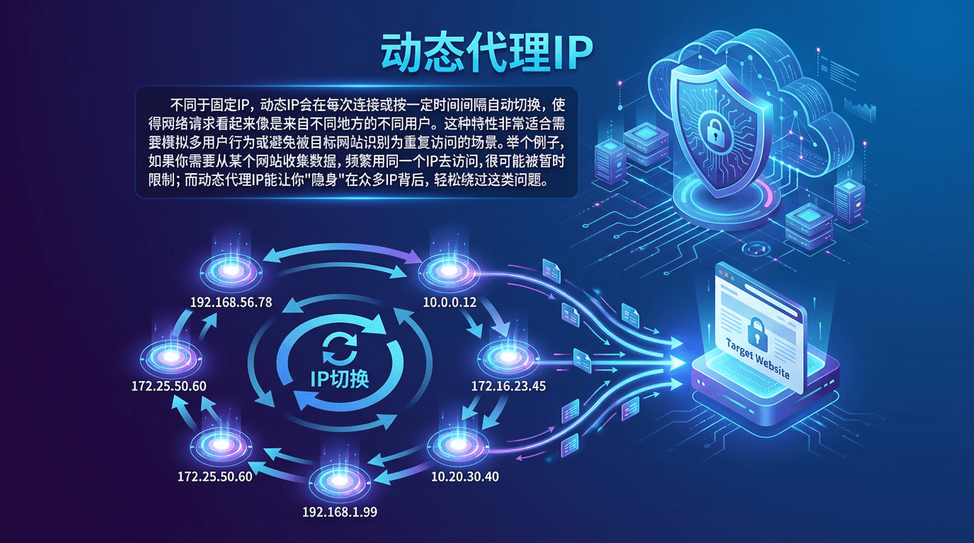 动态代理ip解决方案：灵活应对多任务采集与账号管理需求