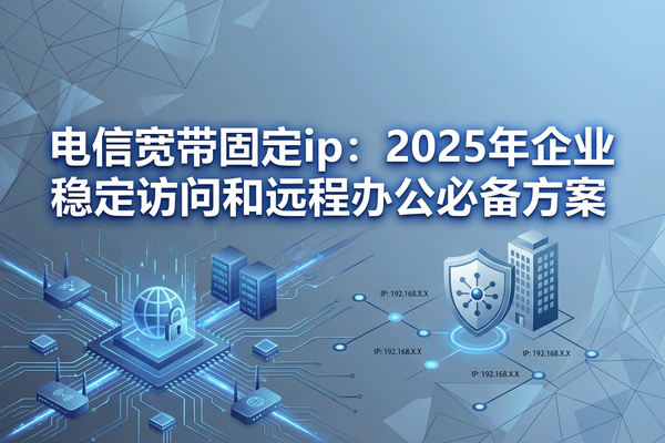 详细阅读:电信宽带固定ip:2025年企业稳定访问和远程办公必备方案 电信宽带固定ip:2025年企业稳定访问和远程办公必备方案