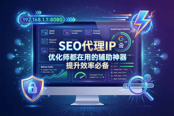 seo代理ip：优化师都在用的辅助神器，提升效率必备