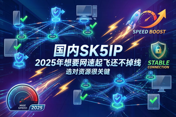 国内sk5ip:2025年想要网速起飞还不掉线,选对资源很关键 国内sk5ip:2025年想要网速起飞还不掉线,选对资源很关键