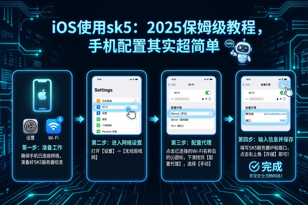 iOS使用sk5:2025保姆级教程,手机配置其实超简单 iOS使用sk5:2025保姆级教程,手机配置其实超简单