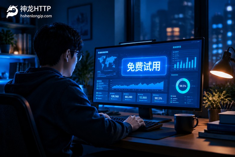 动态代理ip免费试用哪里领？2026年新用户这样体验，好用再付费也不迟