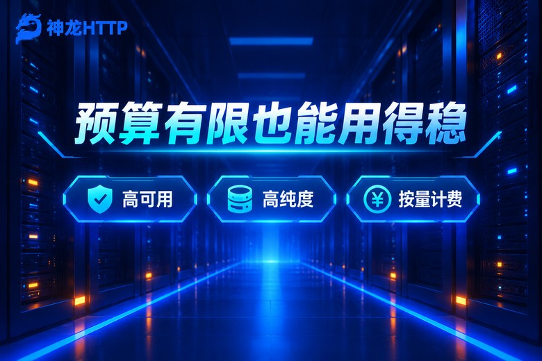 神龙HTTP高可用高纯度代理IP品牌图