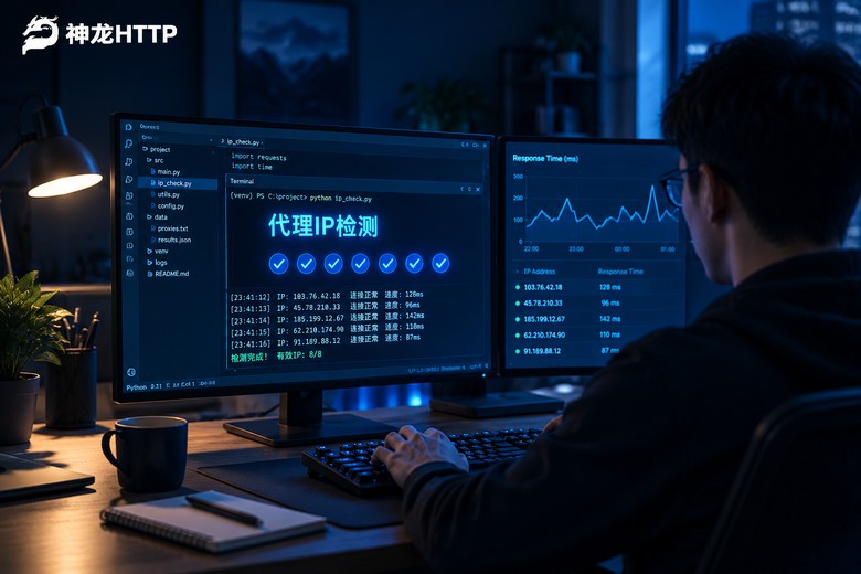 python怎么验证代理ip？几行代码搞定可用性检测，告别无效请求