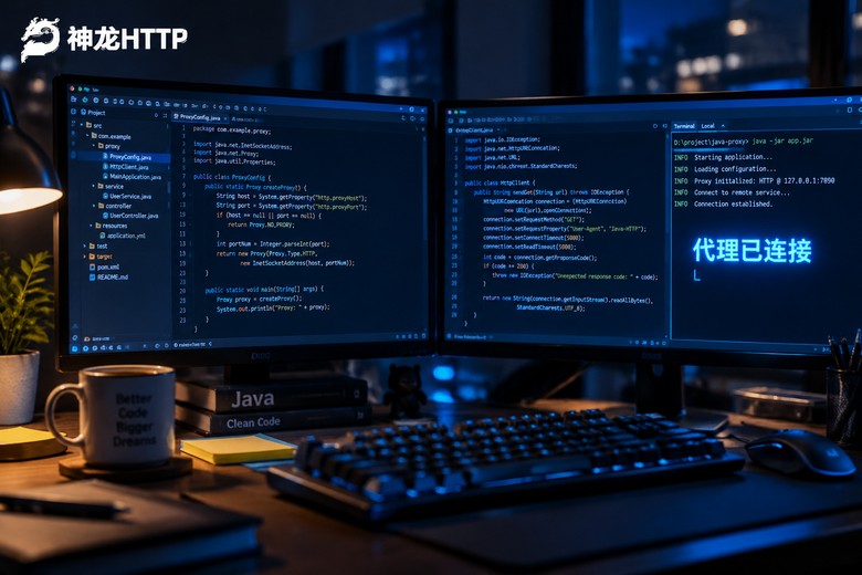 java怎么设置代理ip？常见场景配置示例整理好了，拿来就能用