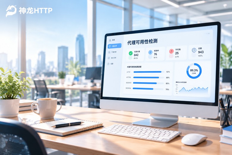 https代理ip在线测试怎么操作？可用性检测工具推荐
