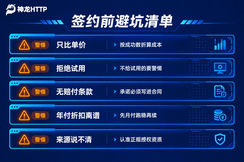 签约前避坑清单:五大常见套路