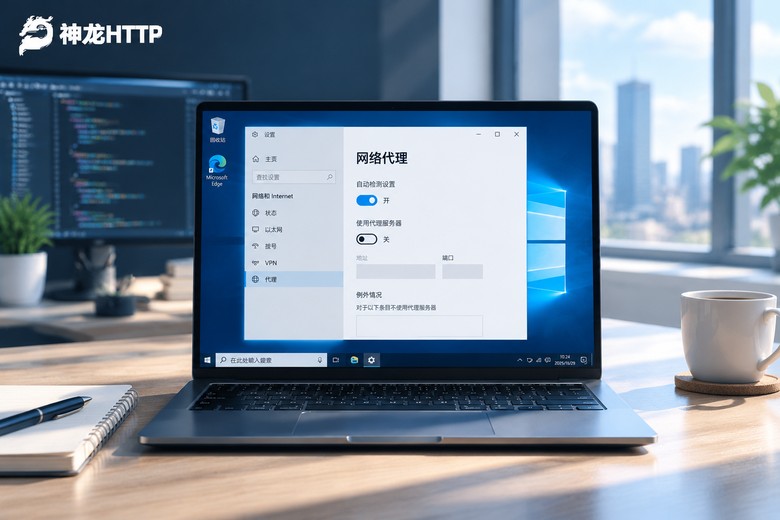 win10怎么用代理ip上网设置？手把手系统配置演示