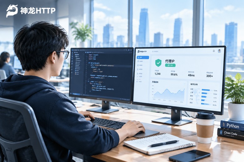 python怎么用代理ip访问网页？requests配置示例与异常处理